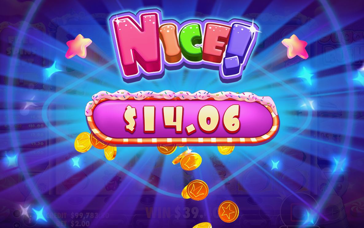 Free Spins screen with CREDIT balance frozen until round total